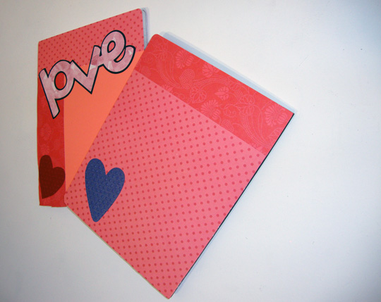 Front and back of DIY notebooks