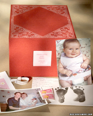 Keepsake box with family pictures