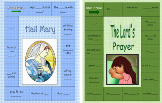 Hail Mary and Lord's Prayer games