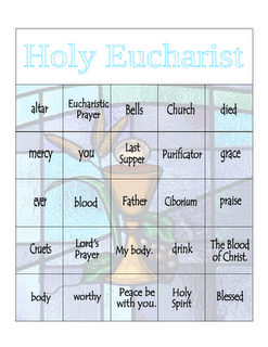Holy Eucharist Bingo Printable