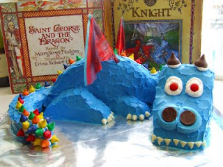 Blue Dragon Cake