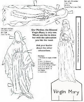 Free Mary Printables for Kids Free Mary Printables for Kids