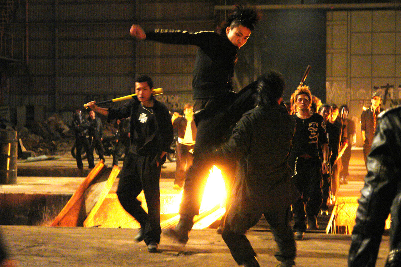 crows zero genji vs chuta crows zero genji vs chuta