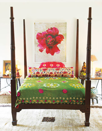 bohemian style bedroom