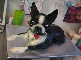 boston terrier cake