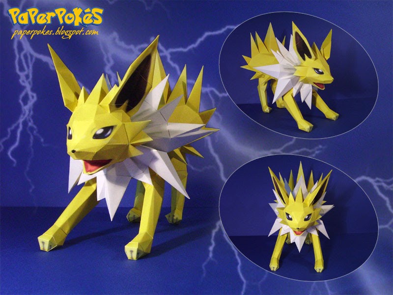 PaperPokés Pokémon Papercraft JOLTEON