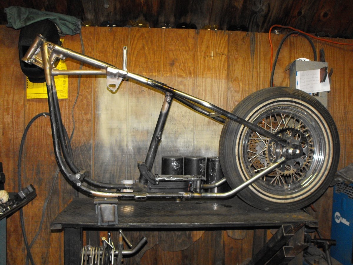Elswick Cycles Shovelhead Swingarm Frame Hardtail Conversion