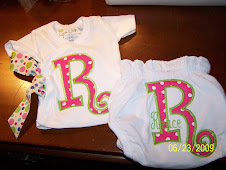 Inital Side Snap shirt with Matching Diaper Cover