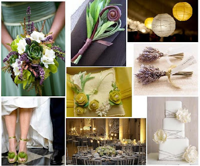 We love this color combination for an elegant fall or winter wedding