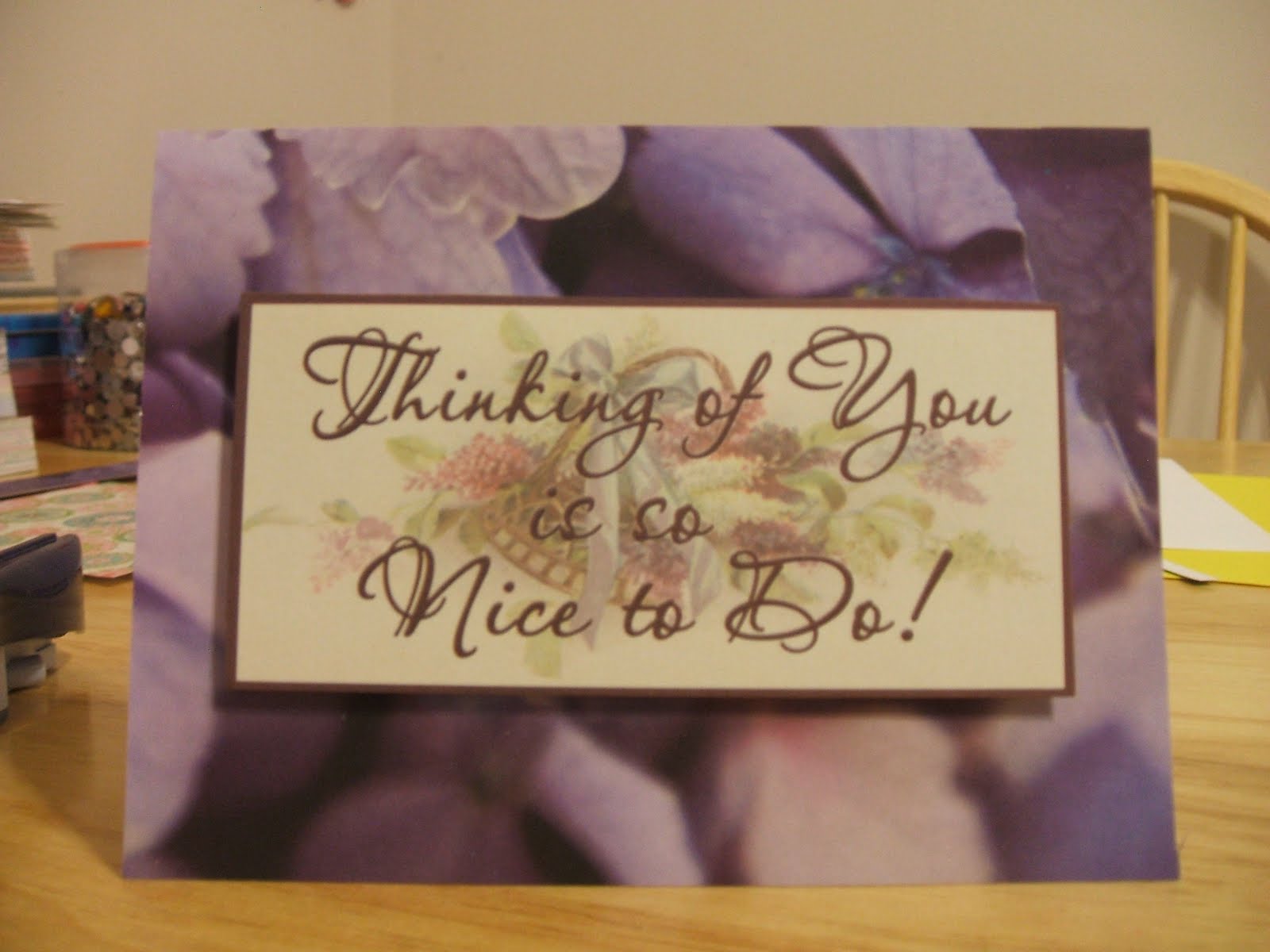 Victoria's Creative Crafts: Thinking of You Cards