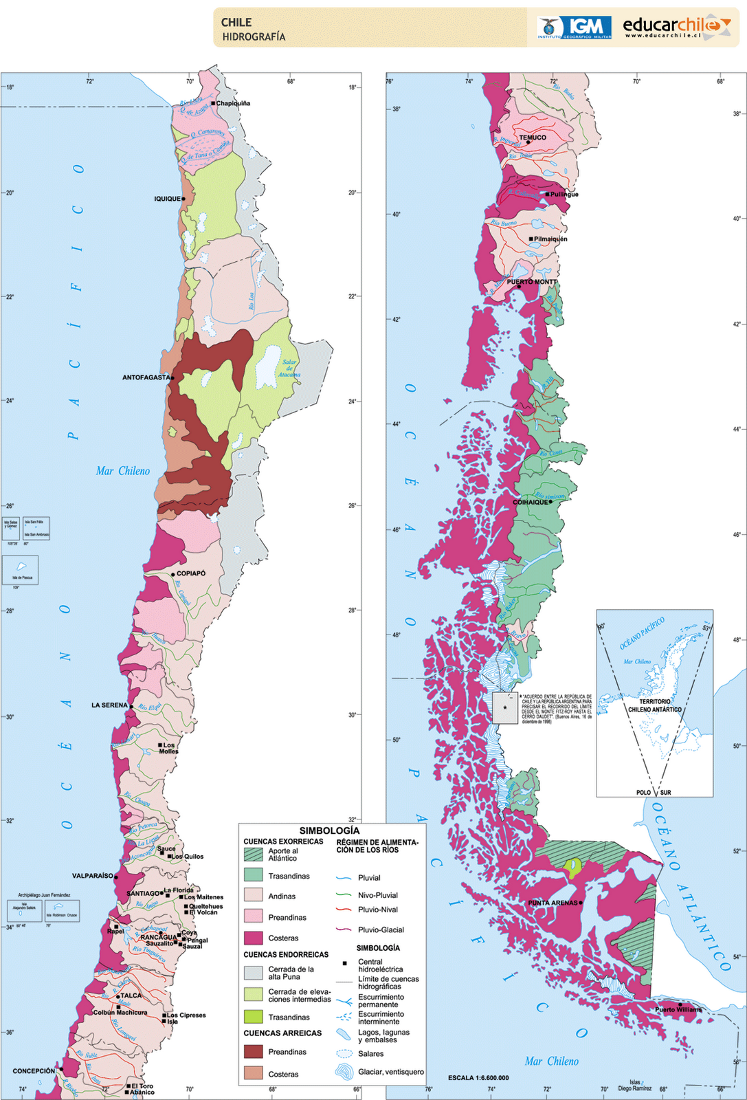 mapas de chile