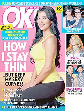 Kim Kardashian OK Magazine