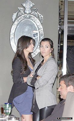 Kim Kardashian Kourtney Kardashian