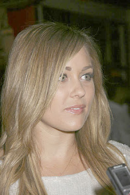 Lauren Conrad Virgin America's First Flight