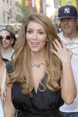 Kim Kardashian New Hairdo Looks Pics