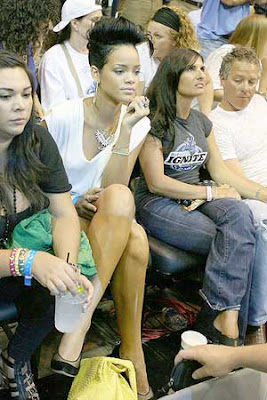 Rihanna NBA Finals Pictures