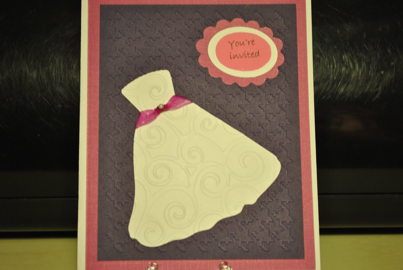 Crafty MsFitz Bridal Shower Invitation