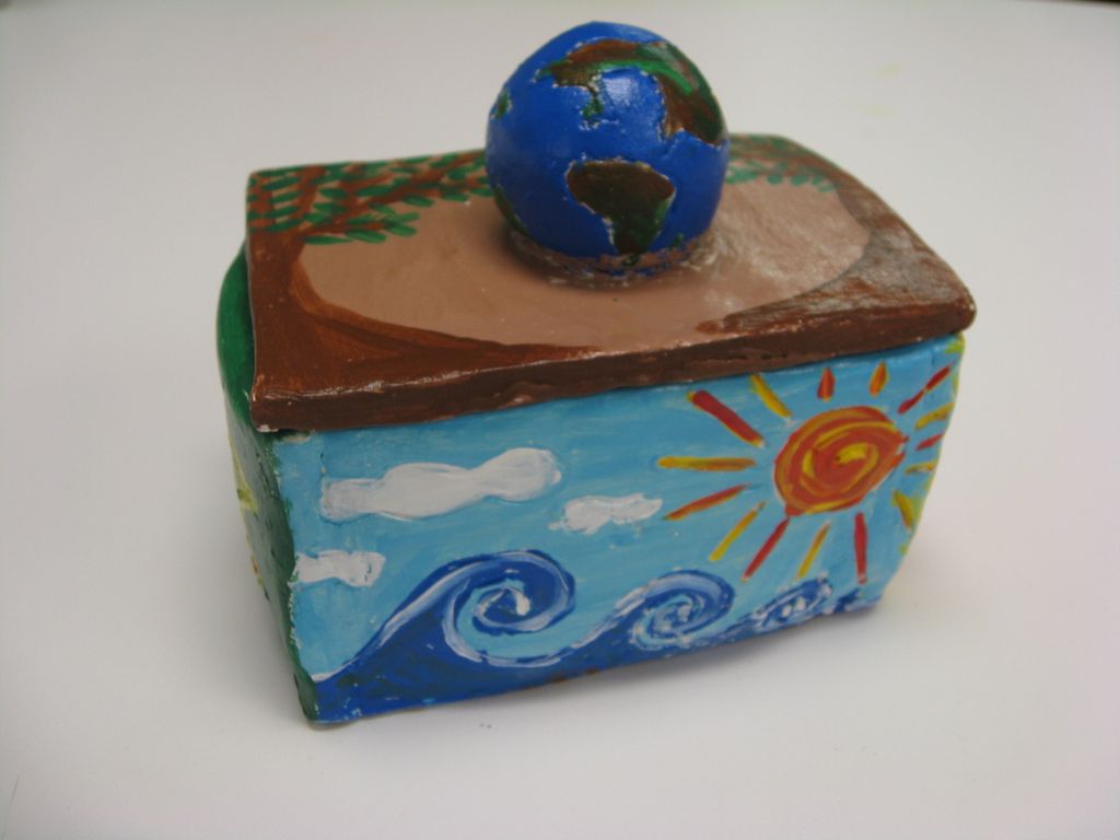 ART with Mrs. Smith "ME" clay boxes