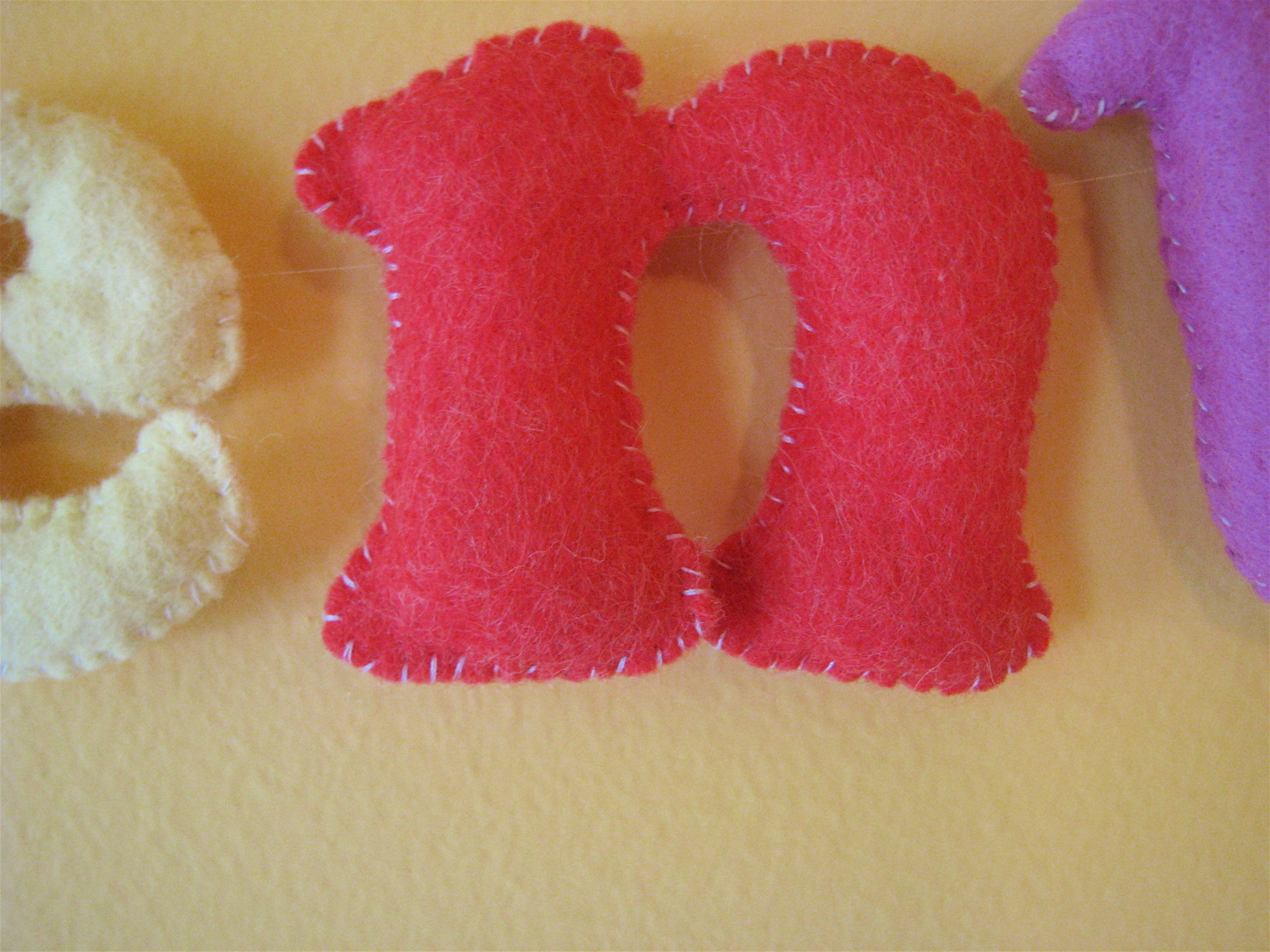 Felt Letters for Clementine's Room — Made by Rae