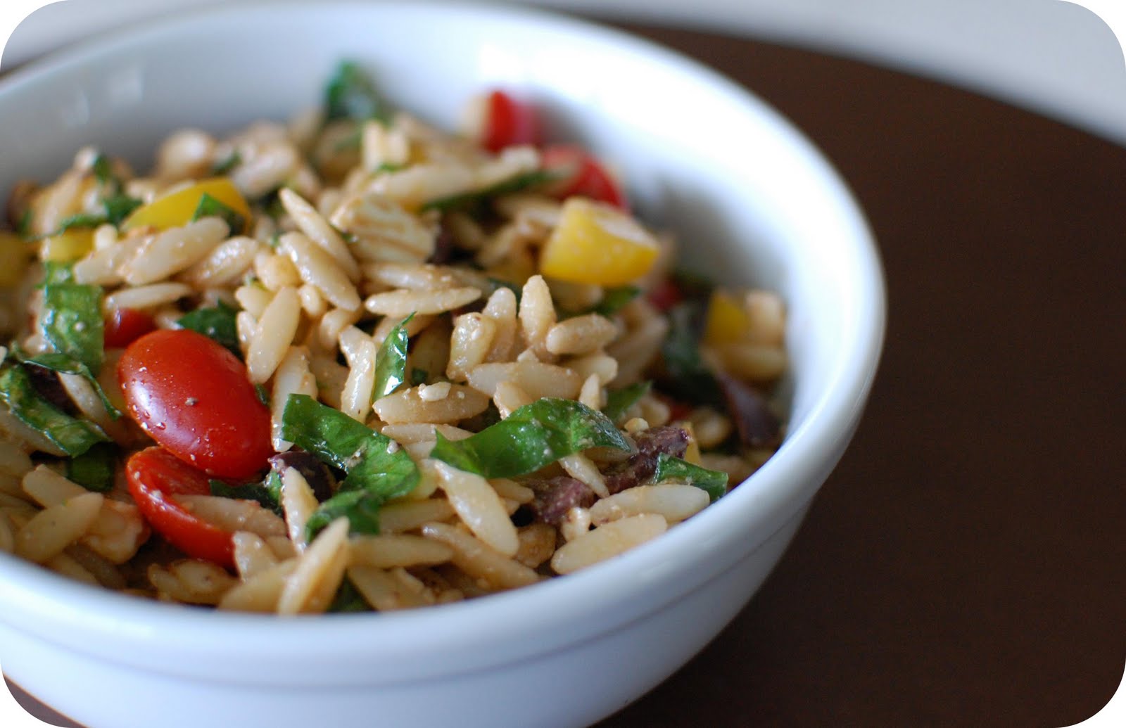 33 Shades of Green Mediterranean Orzo Salad + Kenny Loggins