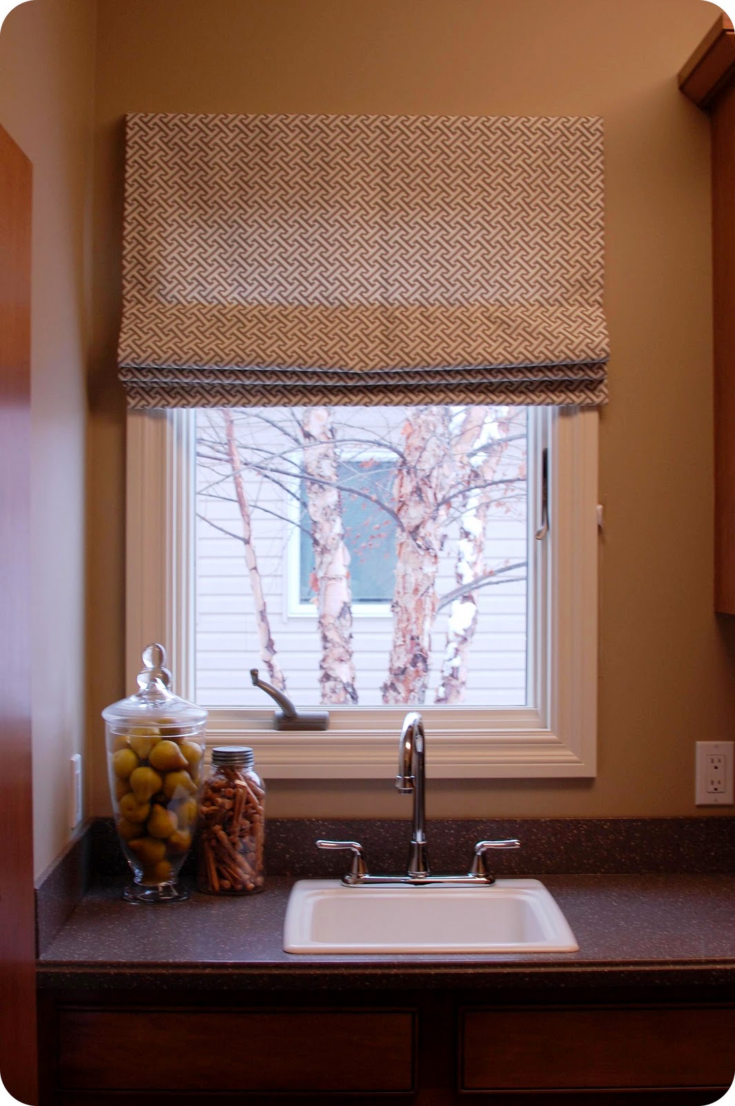 roman outside mount shade shades blind tutorial sew window curtains simple operational blinds frame open fully valance curtain diy way