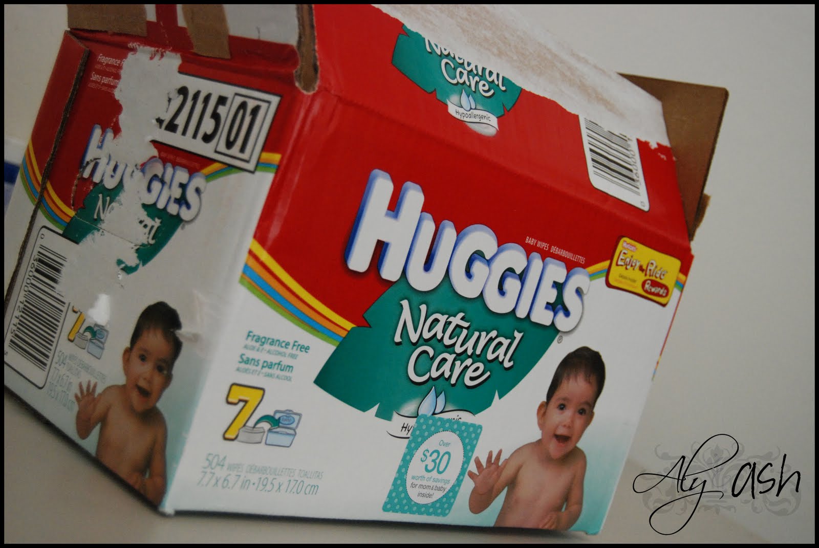 Aly&Ash See It Again Saturday Diaper Box Transformation