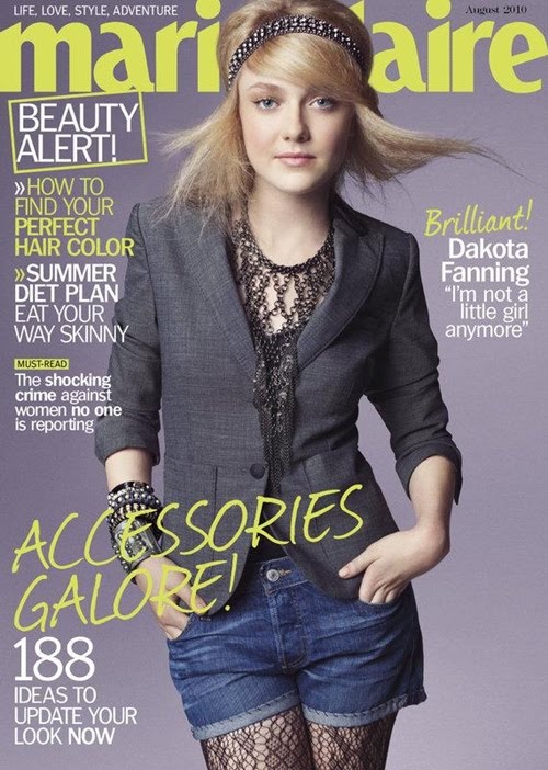 Twilingmania: Dakota Fanning: MARIE CLAIRE Agotsto 2010