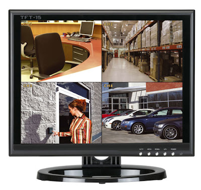 A 15 inch TFT CCTV Monitor with BNC video loop through for the DigiPRO 4 CCTV surveillance camera system A 15 inch TFT CCTV Monitor with BNC video loop through for the DigiPRO 4 CCTV surveillance camera system