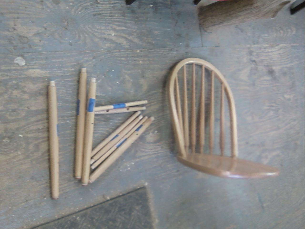 John Mark Power, Antiques Conservator Tightening up some loose chairs