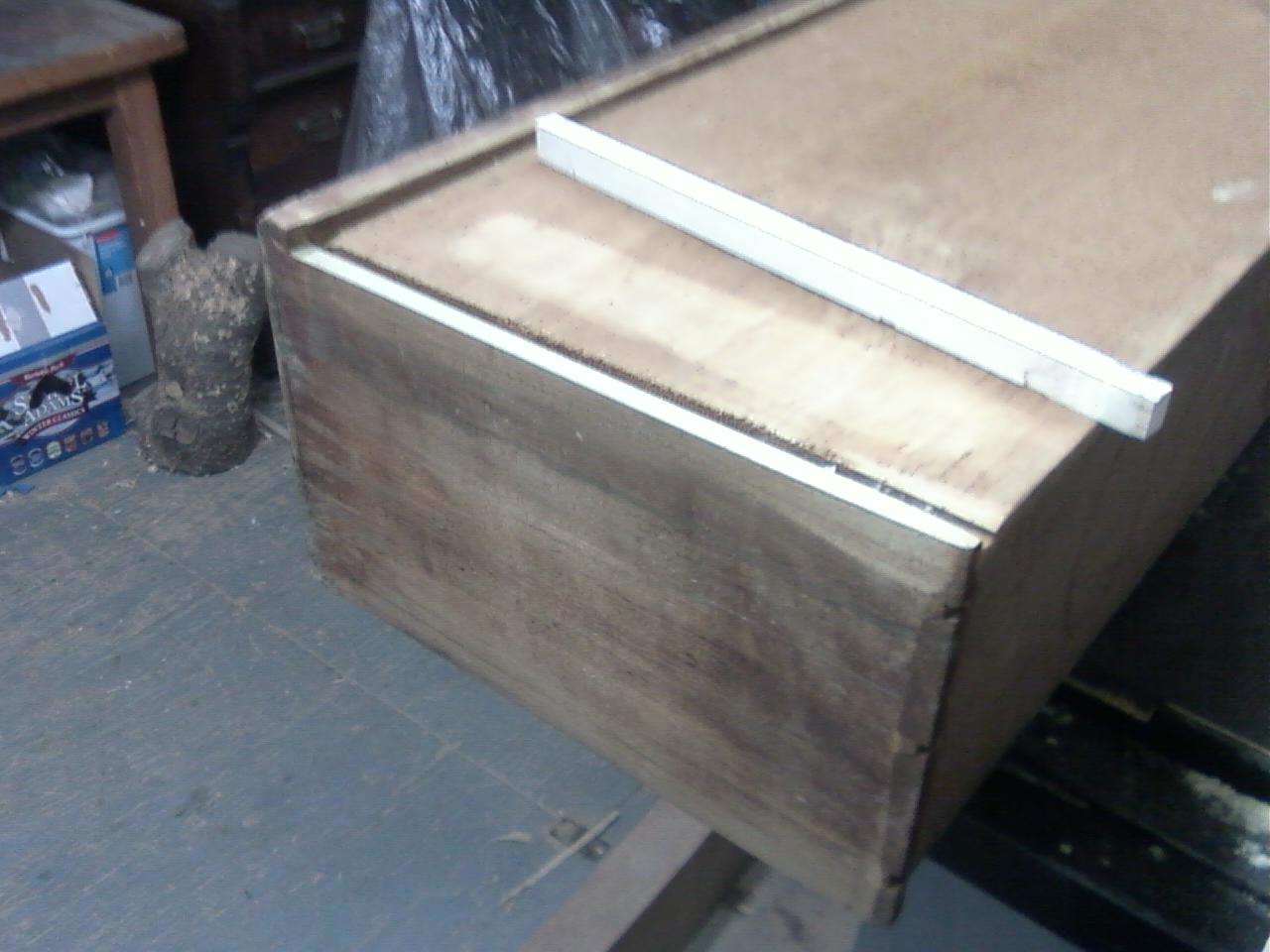 John Mark Power Antiques Conservator Repairing An Old Pine Chest