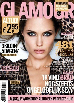 Angelina Jolie Covers Glamour