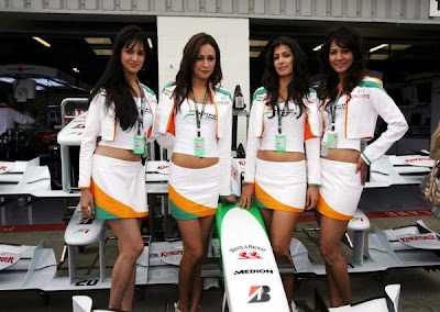 Formula  Teams on Deepika With Vijay Mallya S Force India F1 Formula 1 Team