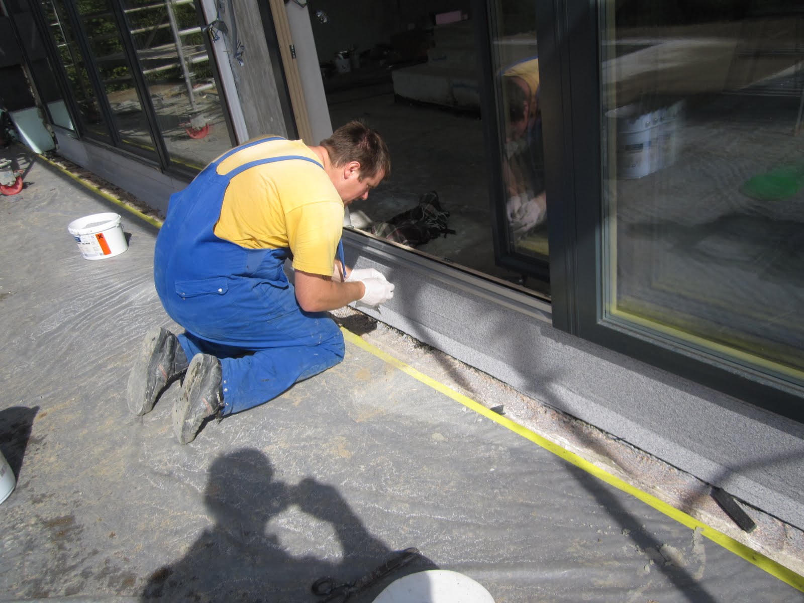 Rehgraben Abdichtung Fenster unten