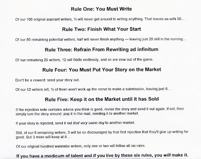 Rules to writing a book
