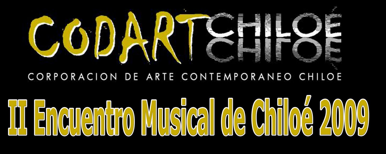Afiche Encuentro Musical de Chiloe 2009