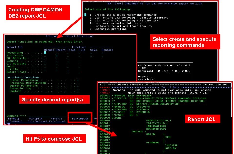 Tivoli With A z An easy way to generate OMEGAMON DB2 report JCL