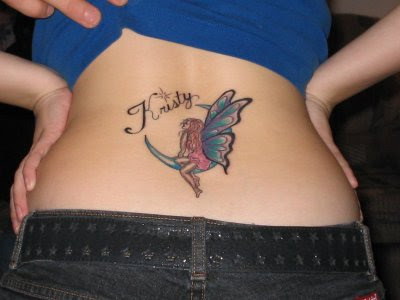 Lower Back Tattoo Design, Butterfly