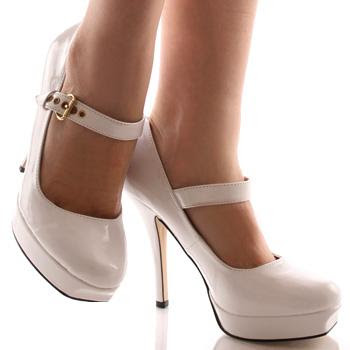 White Wedding Shoes Ivory Satin Wedding Soes Women Wedding Shoe 