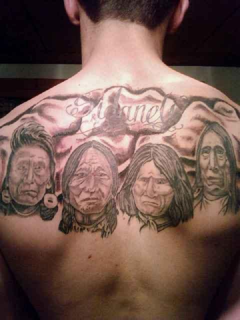 Gallery Of Native American Tattoos