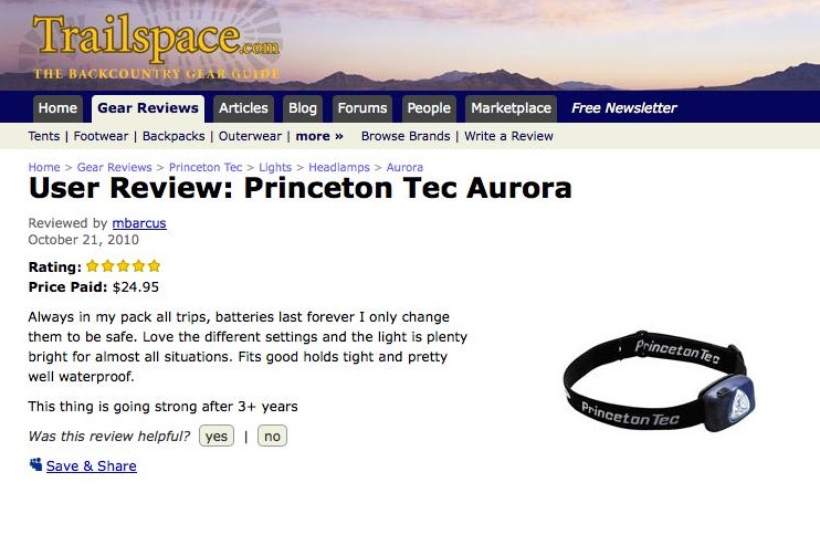 online at trailspace.com