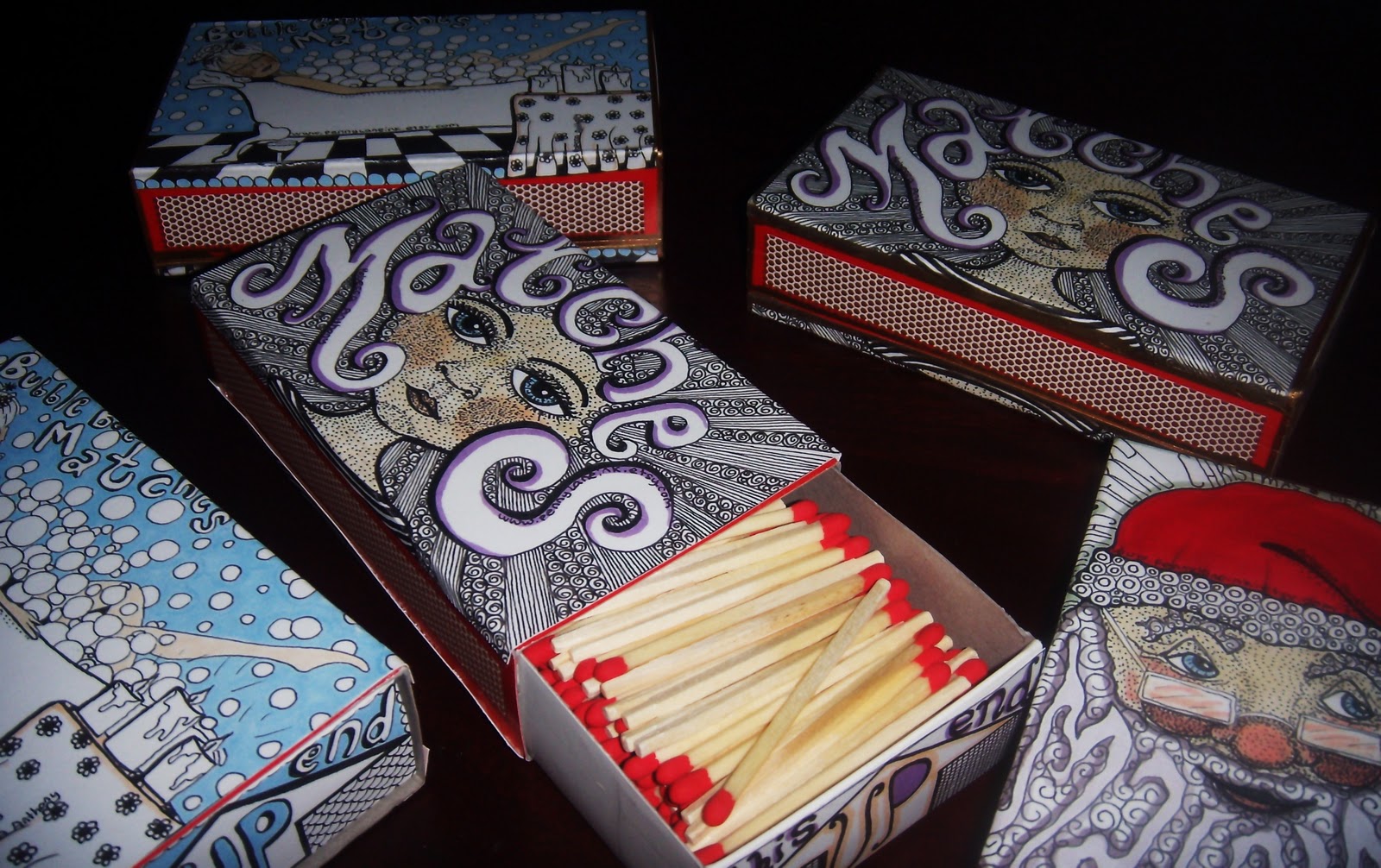Penny Lane Ink "Funky Match Boxes"