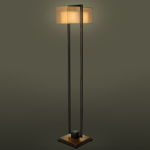 six foot tall torchiere in