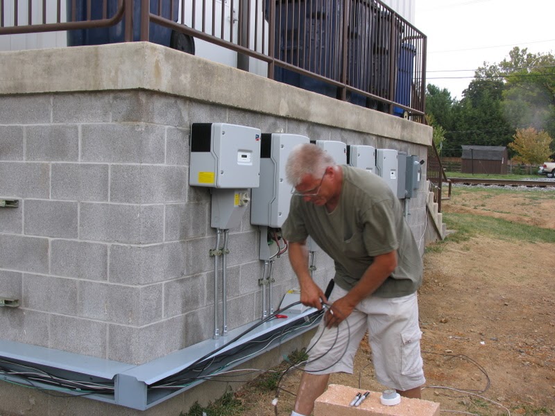 Mr. Copyquik does Solar: Solar panel wiring