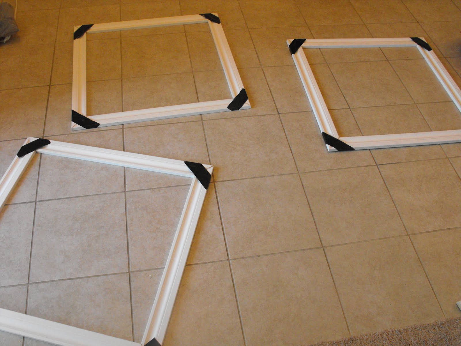 a little of this, a little of that Doormat Wall Art Update {DIY Frame}