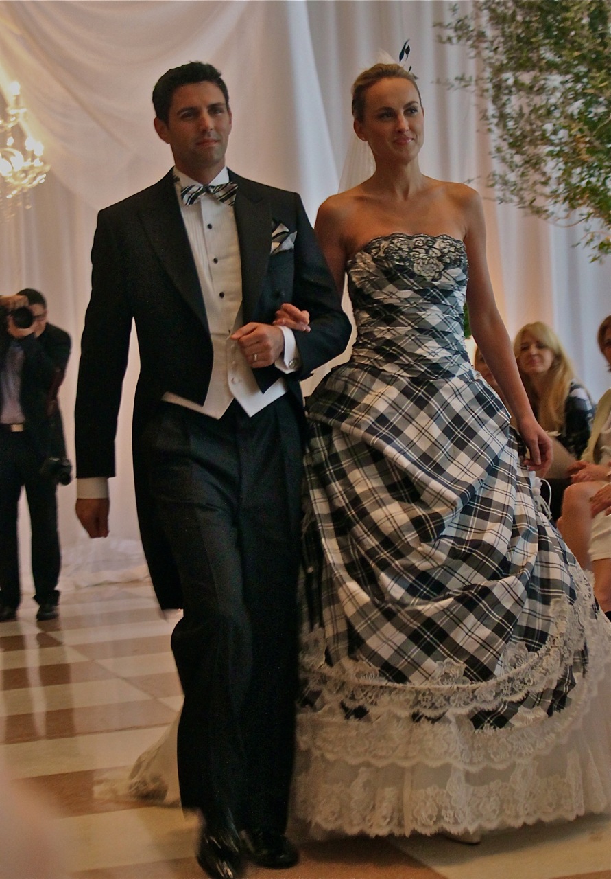 Tartan Wedding Gown