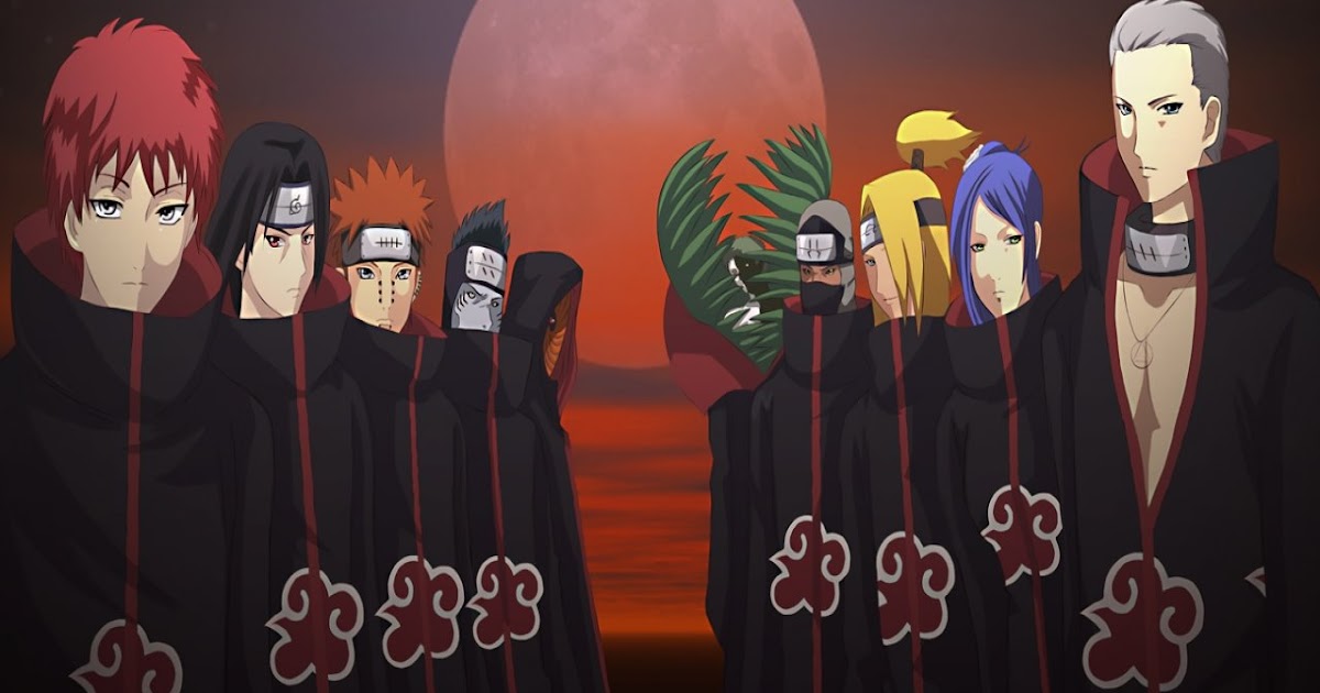 Membros da akatsuki e suas origens