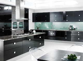 Black Kitchen Cabinets