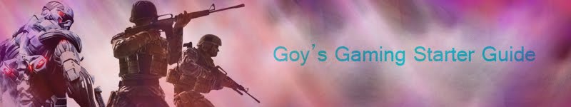 Goy's Gaming Starter Guide
