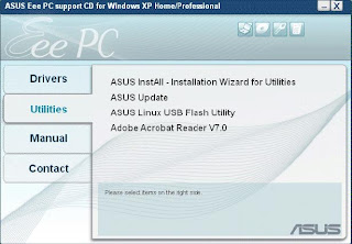 asus eee pc 1001px recovery cd windows 7 starter