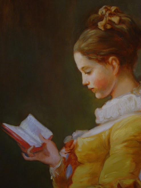 jeune fille lisant d 'après Fragonard